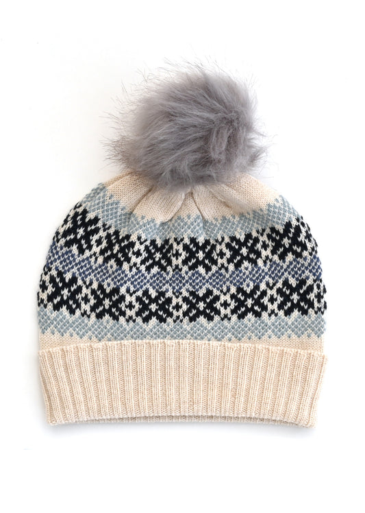 Heidi Fair Isle Beanie Antique