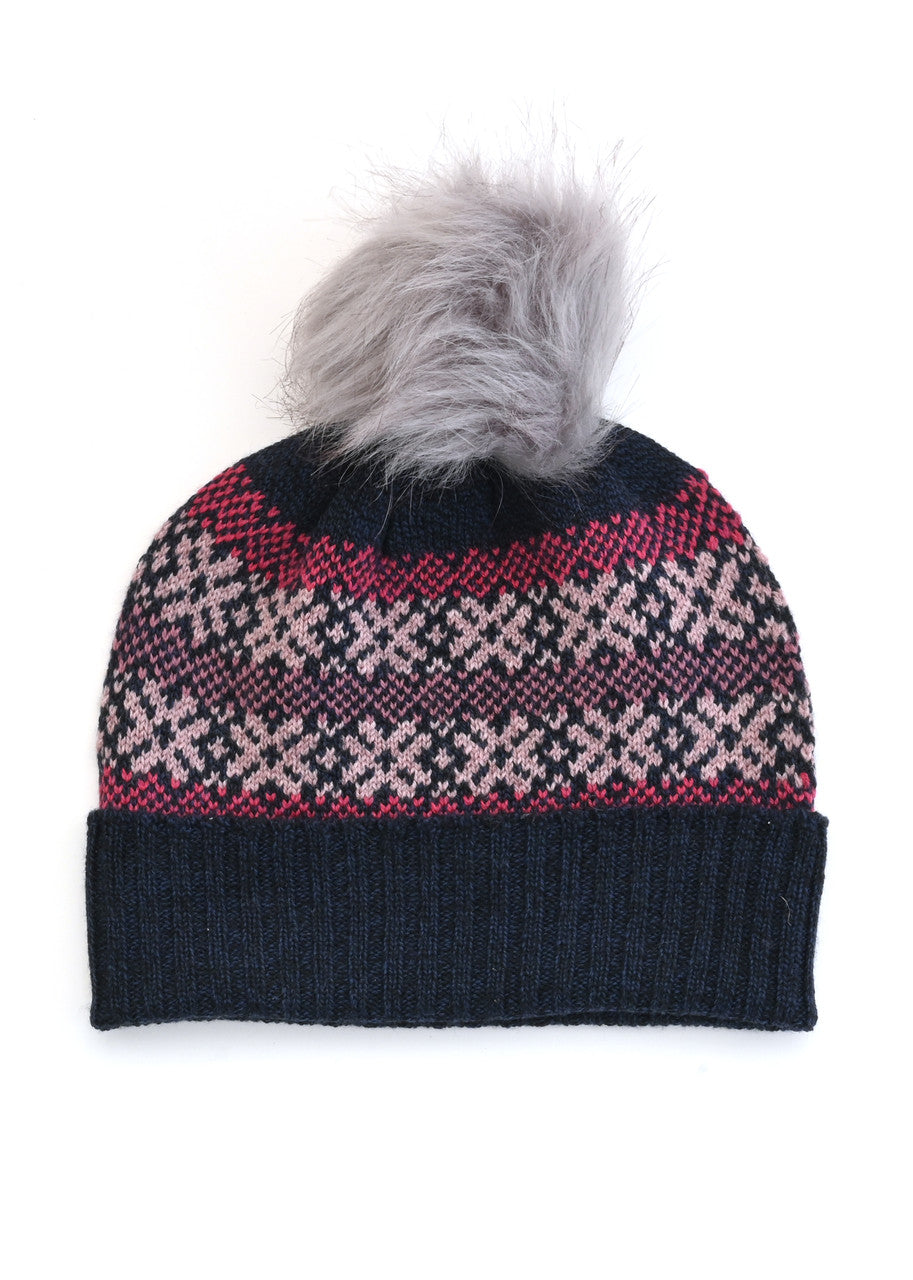 Heidi Fair Isle Beanie Midnight