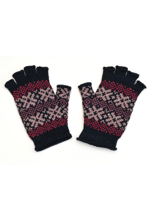 Heidi Fair Isle Glove Midnight