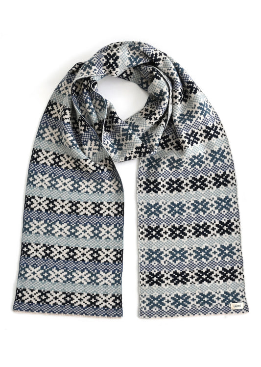 Heidi Fair Isle Scarf Antique
