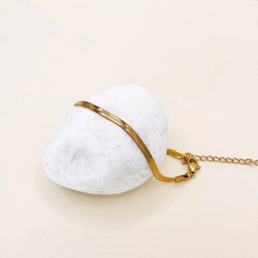 Herringbone Bracelet Gold