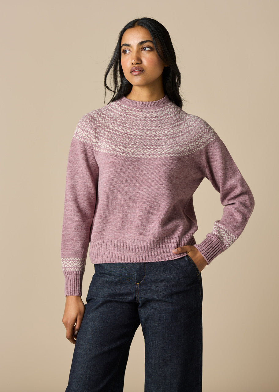 Ingrid Jumper Merino Wool Thistle