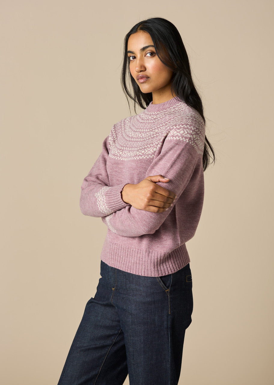 Ingrid Jumper Merino Wool Thistle