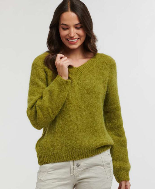 Italian Star Alpaca Alps Knit Pistachio