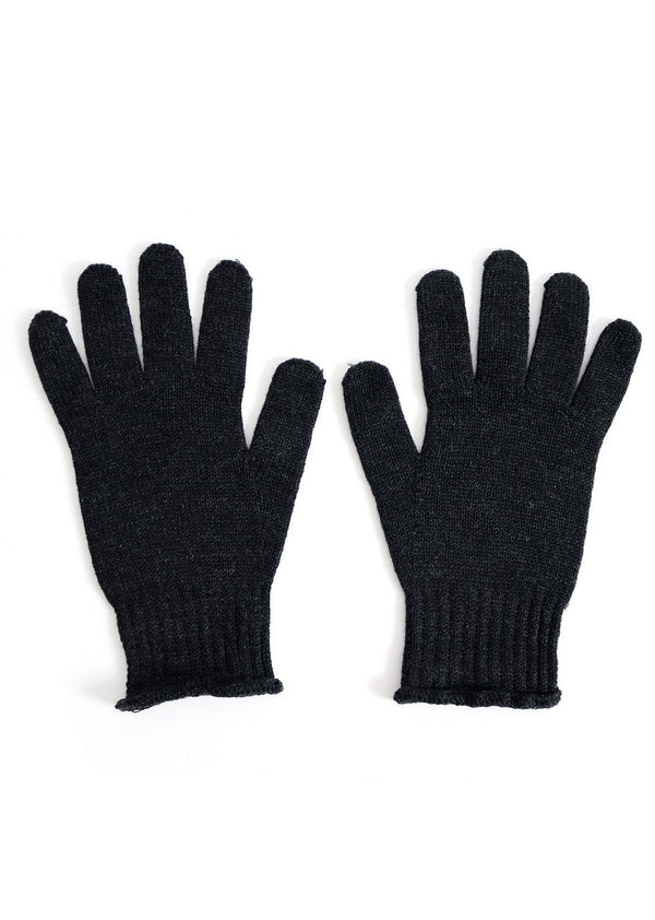 Uimi Jasmine Jersey Glove in Merino Wool Black