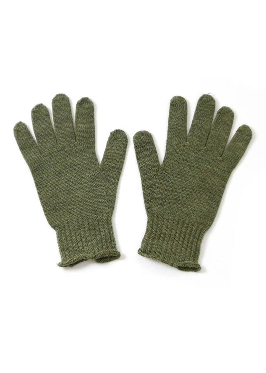 Jasmine Jersey Glove in Merino Wool Fern