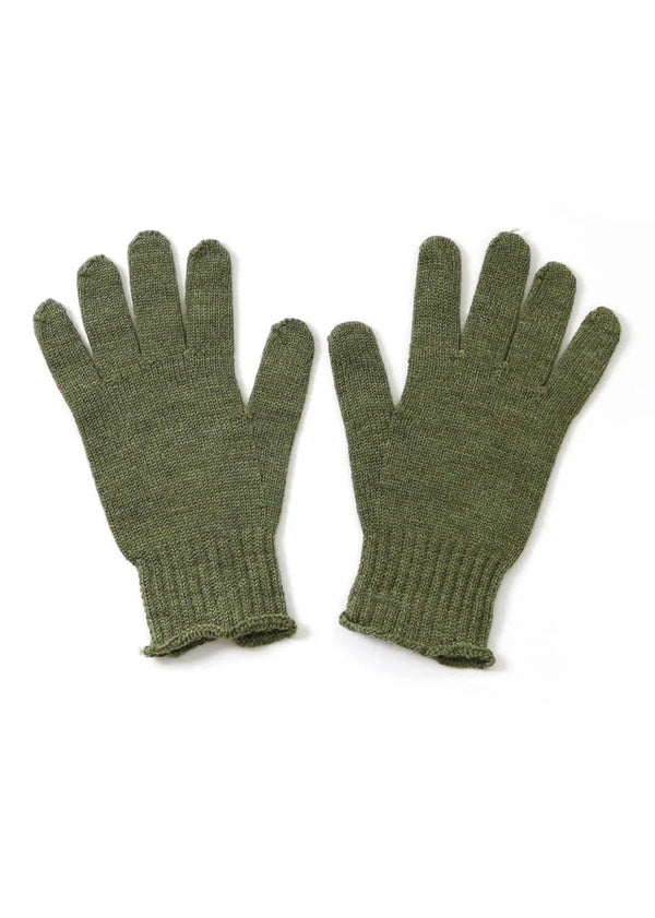 Uimi Jasmine Jersey Glove in Merino Wool Fern