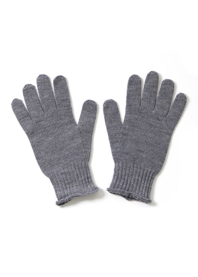 Jasmine Jersey Gloves in Merino Wool Pebble