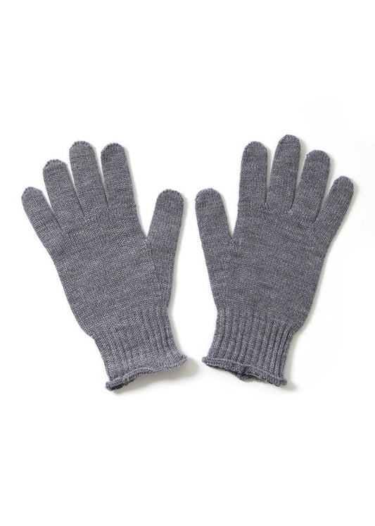 Jasmine Jersey Gloves in Merino Wool Pebble