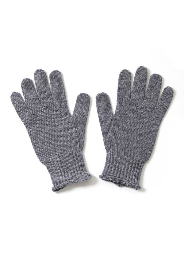 Uimi Jasmine Jersey Glove in Merino Wool Pebble