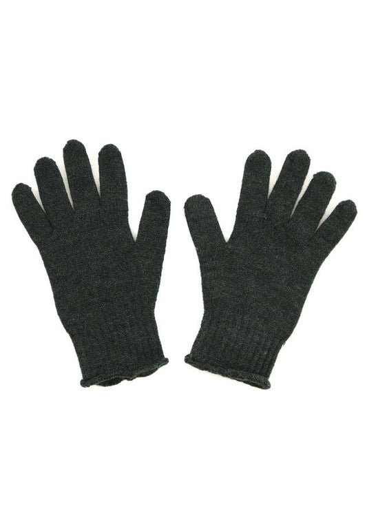 Jasmine Jersey Gloves in Merino Wool Seaweed