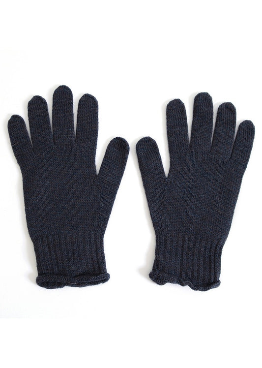 Jasmine Jersey Gloves in Merino Wool Storm