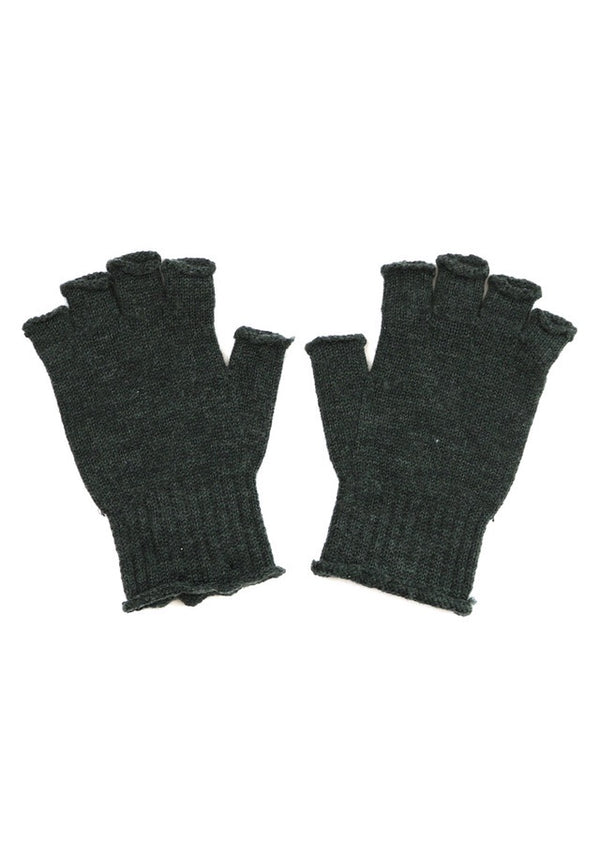 Uimi Milo Fingerless Glove in Merino Wool Seaweed
