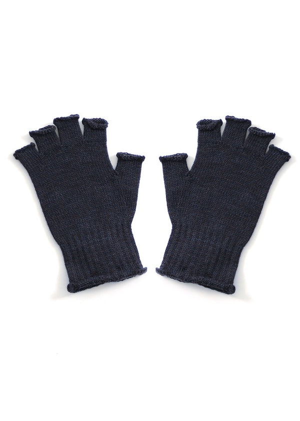 Uimi Milo Fingerless Glove in Merino Wool Storm
