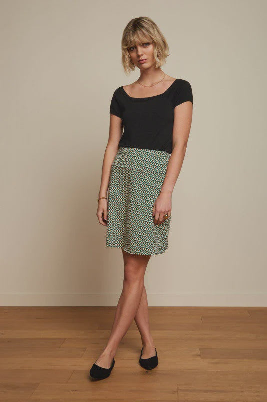 King Louie Border Skirt Rizo Eden Green