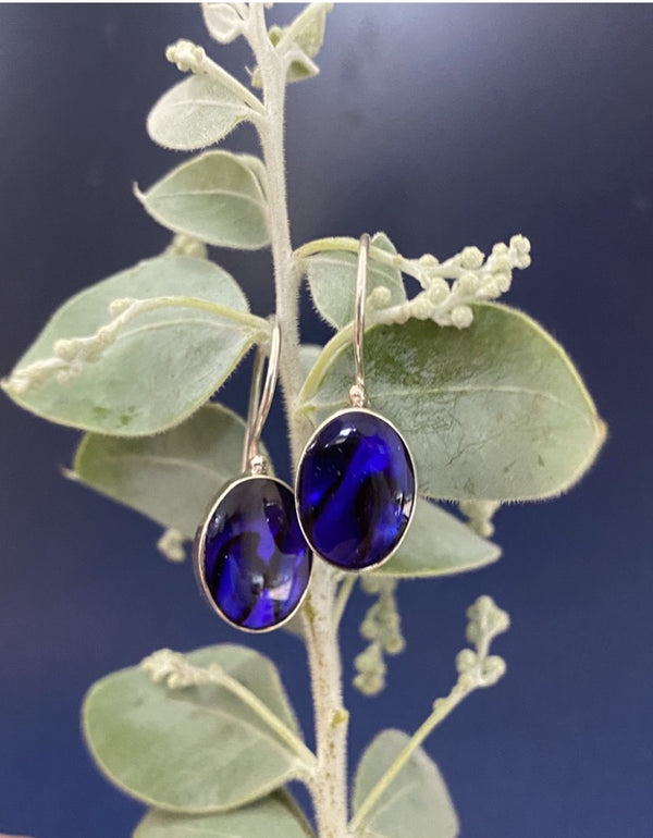 Ivy & Grace Adeline Earrings in Lapis Blue