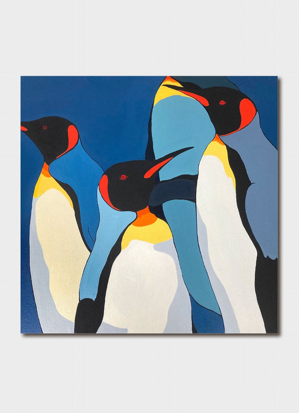 Marian Quigley Penguins Abstracted