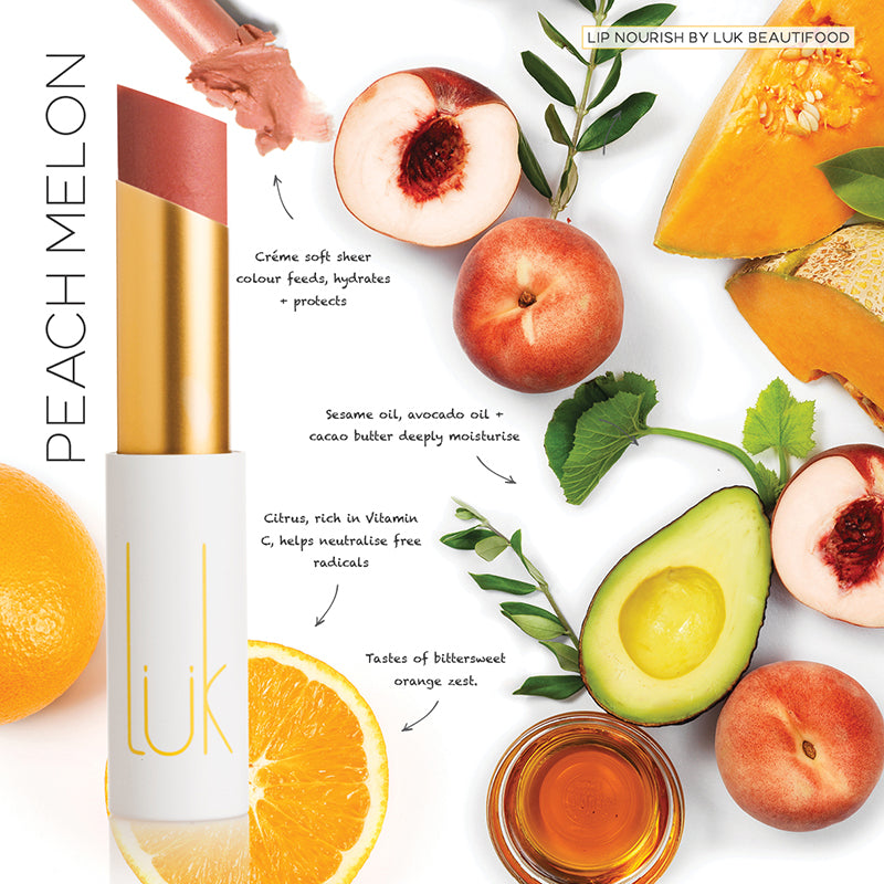 Luk Lip Nourish Natural Lipstick - Peach Melon