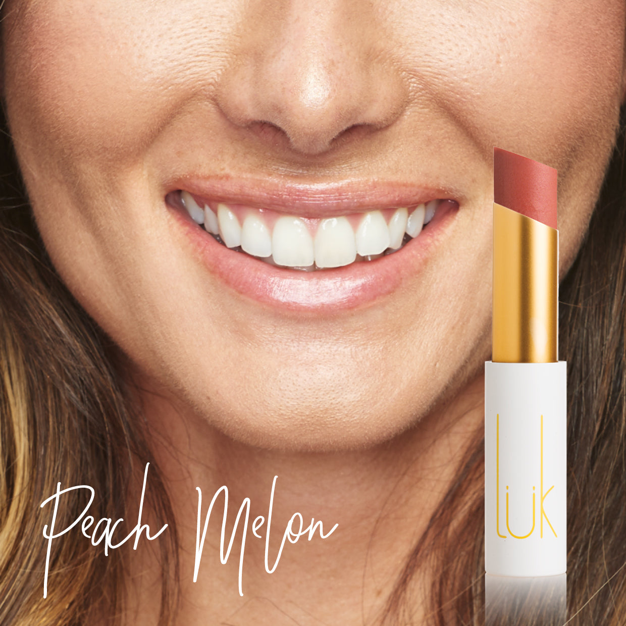 Luk Lip Nourish Natural Lipstick - Peach Melon