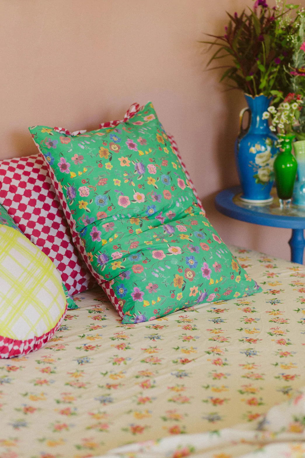 Lazybones Prairie Folk pillowcase set *organic cotton