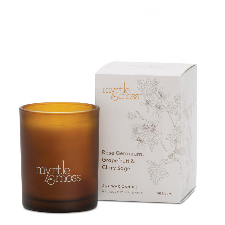 Myrtle & Moss soy wax candle lg
