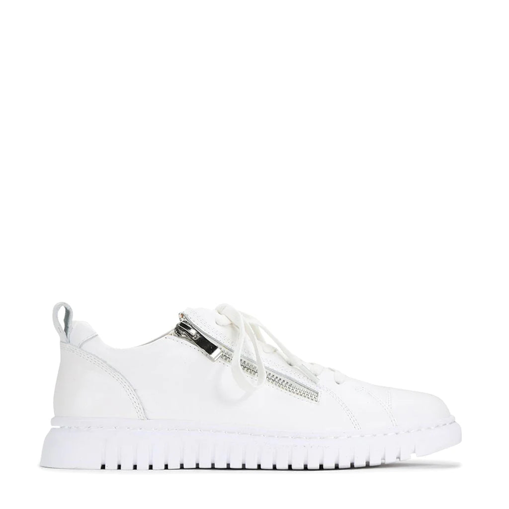 Eos Clarence Women's Sneaker in White Leather