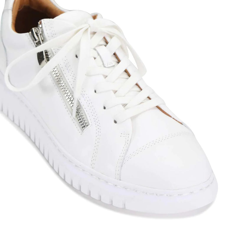 Eos Clarence Women's Sneaker in White Leather
